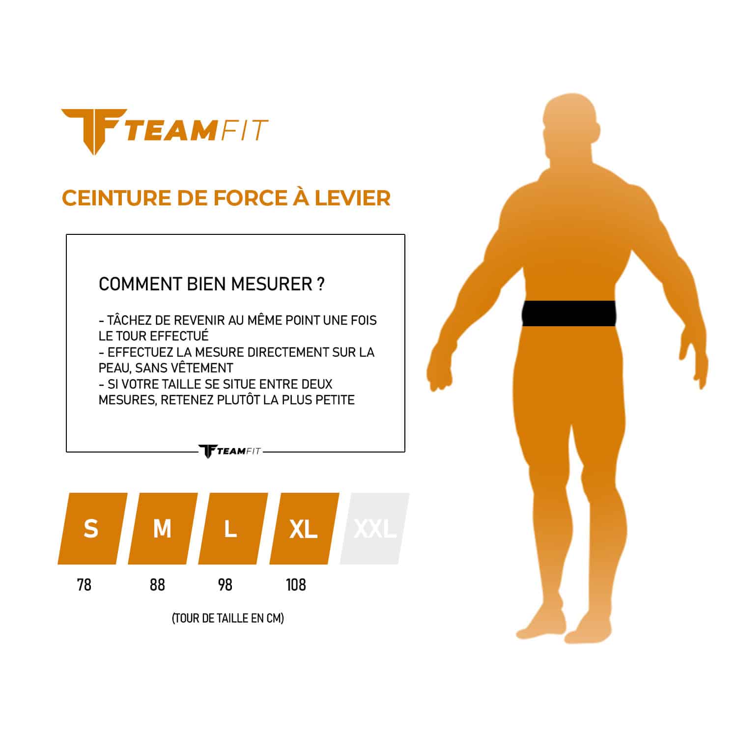 CEINTURE DE FORCE À LEVIER - TeamFit