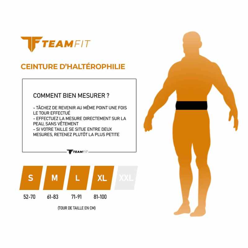 CEINTURE DE FORCE HALTÉROPHILIE - TeamFit
