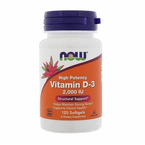 Vitamin D3 2000 IU - Now