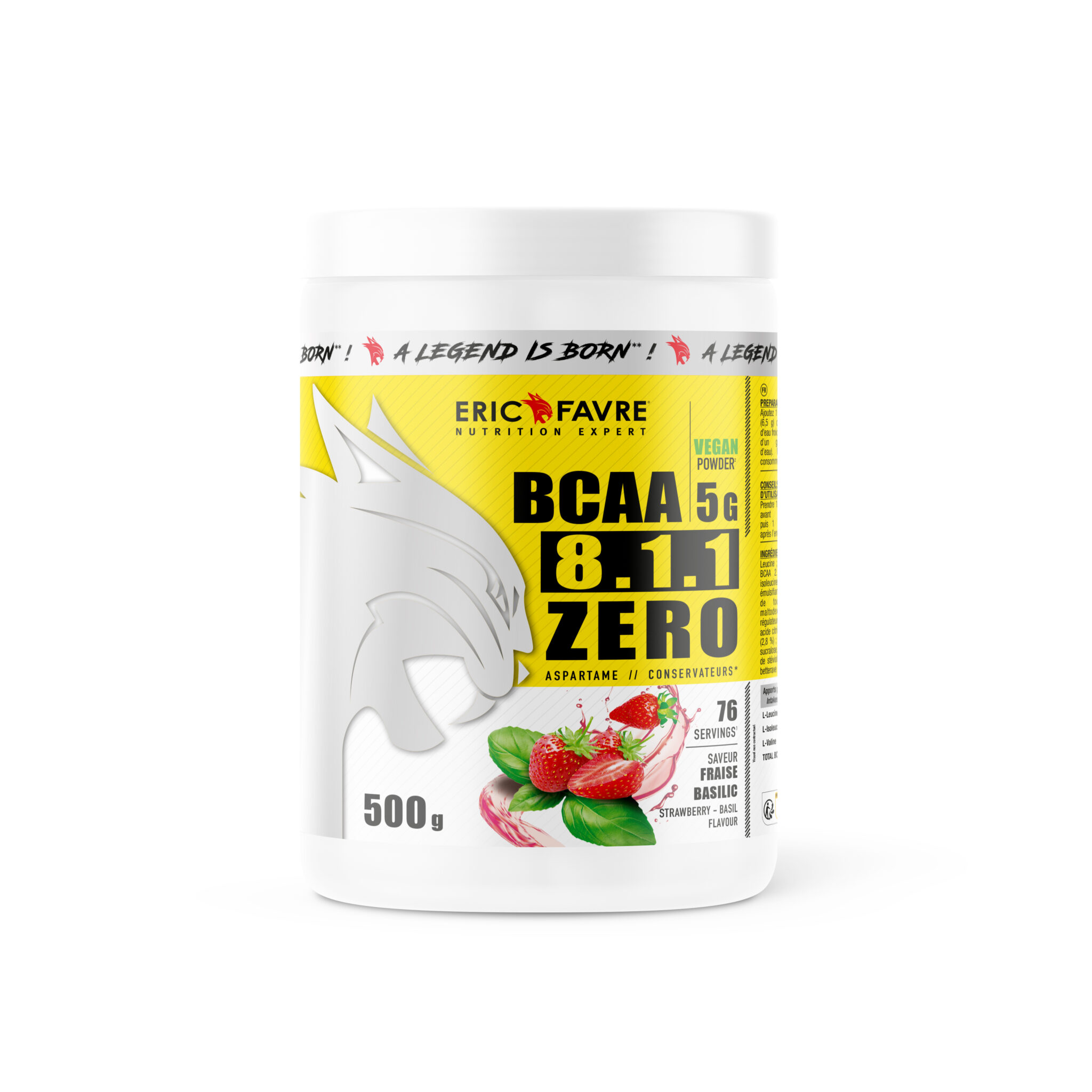 BCAA 8.1.1 ZERO - Eric Favre (500g)
