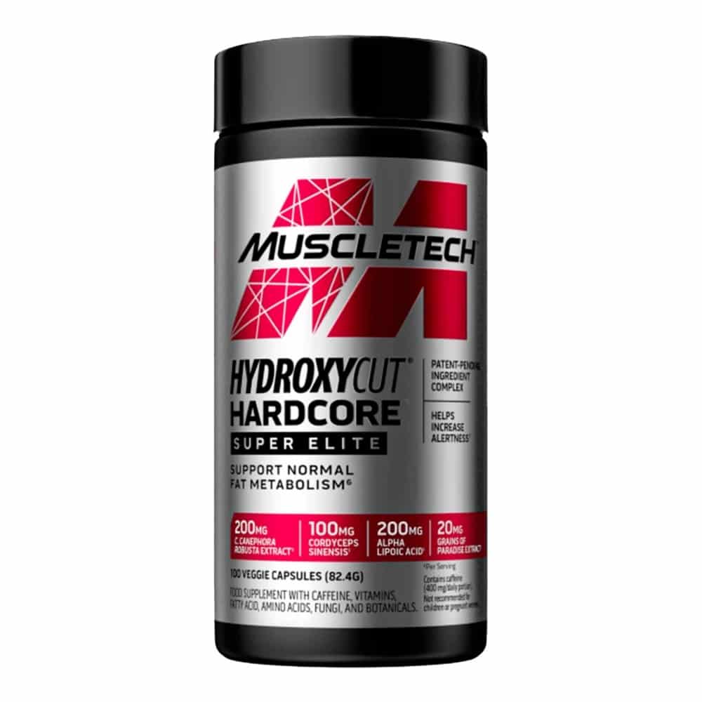 HYDROXYCUT HARDCORE SUPER ELITE - Muscletech (100 caps)